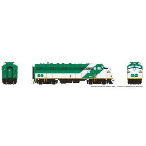 Rapido Trains 222048 - HO APCU (DC/Silent): GO - Green & White: #9858