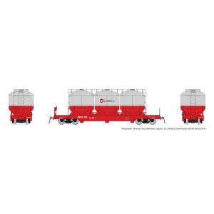 Rapido 224004-6 - Halliburton Pneumatic Rail Car (Cement Car): 1990s Scheme: Single #124