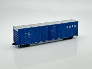 Aurora Miniatures 602081 - N Greenbrier 7550cf 60' Plate F Boxcar - GACX 76812