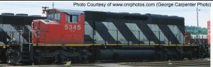 Bowser 25378 - HO GMD SD40-2W - DCC & Sound - Canadian National (Sergeant Stripes) #5345