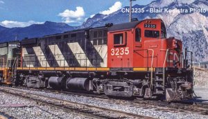 Bowser 26041 - Alco Century 424 Locomotive - DCC/Sound - Canadian National Sergeant Stripe w/rebu...