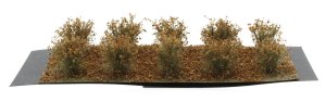 Martin Welberg Scenic Studios WB-SABR - Shrubs (type A), brown, 2 - 3 cm high, 10 pieces