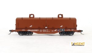 Tangent Scale Models 27012-02 HO Conrail (CR) G41A Repaint 1976 w/ Hoods PRR Shops G41A Coil Car ...