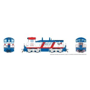 Rapido 27615 - HO EMD SW9 (DC/DCC/Sound): Cambria & Indiana - Bicentennial Scheme: #36