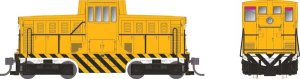 Rapido 48534 - HO GE 44 Tonner Phase III Body - DC/DCC/Sound - Generic Industrial: Yellow