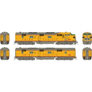 Rapido 29038 - HO EMD E7A + E7B (DC/Silent): Union Pacific: #989 + #998B