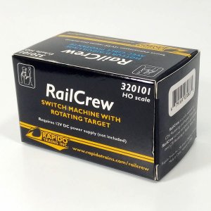 Rapido HO 320101 RailCrew Switch Machine with Operating Switch Stand - Single