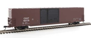 Walthers Mainline 3204 HO 60ft Pullman-Standard Auto Parts Boxcar (10ft and 6ft doors) - CSX Tran...