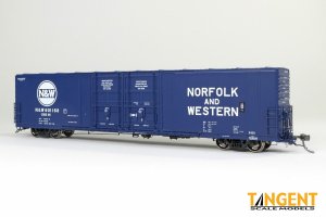 Tangent 34011-04 - HO Norfolk & Western (NW) “Original Blue 4-1969” Thrall 5,880CuFt 60′ Double P...