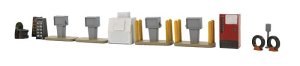 Walthers Cornerstone 3545 - HO Gas Station Details - Kit