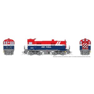 Rapido 36507 - HO MLW S-13 (DC/DCC/Sound): BCR - Red/White/Blue Hockey Stick: #1003