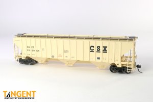Tangent 36010-03 - HO CSX “Delivery 10-1988” Trinity Industries Inc 4750CuFt Covered Hopper #2590...