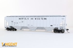 Tangent 36222-02 - HO Norfolk Western (NW) “Claytor Repaint HC-71” 1986+ NW Roanoke Shops 4750CuF...