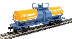 Walthers Mainline 48021 - HO 36ft Chemical Tank Car - Vulcan Chemical/GATX #33789