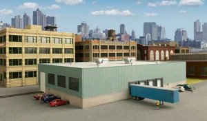 Walthers Cornerstone 3856 - N Scale Modern Transload Terminal - Kit