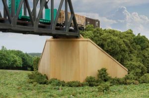 Walthers Cornerstone 3881 - N Scale Bridge Abutment (2pk)