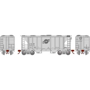 Athearn Roundhouse RND2391 HO Scale - PS-2 2003 2-Bay Covered Hopper - Chicago & North Western #9...