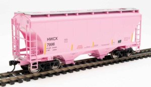 Walthers Mainline 7583 - HO 39' Trinity 3281 2-Bay Covered Hopper - Ready to Run -- Halliburton H...