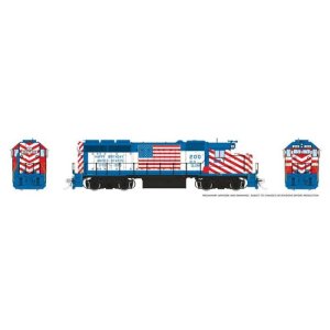 Rapido 40559 - HO EMD GP40 (DC/DCC/Sound): MKT - Bicentennial Scheme: #200