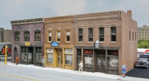 Walthers Cornerstone 4040 - HO Merchants Row IV - Kit