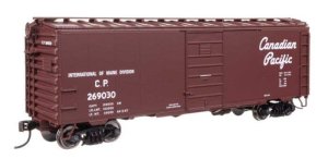 Walthers Mainline 45502 - HO 40' PS-1 Boxcar - Ready to Run -- Canadian Pacific #269030