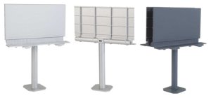 Walthers SceneMaster 4252 - HO Modern Single-Post Billboard - Kit