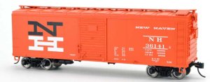Bowser 42858 - HO RTR 40Ft Single-Door Steel Boxcar - New Haven #36141