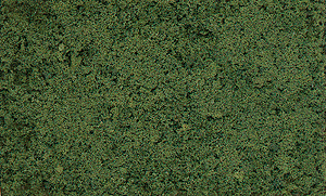 Woodland Scenics 65 - Coarse Turf - Dark Green Bag (21.6 in3)