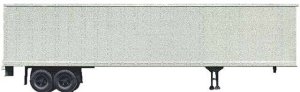 Accurail Inc 9981 - 45' Highway Trailer - Kit -- Undecorated (aluminum)