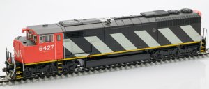 Aurora Miniatures Inc 110002 HO - GMD SD50F Diesel - DC/Silent - Canadian National - (Stripes) - ...