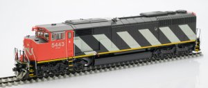 Aurora Miniatures Inc 110503 HO - GMD SD50F Diesel - DCC/Sound - Canadian National - (Stripes) - ...
