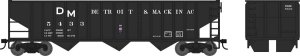 Bowser 42482 HO - 70-Ton 14-Panel 3-Bay Hopper - Ready to Run - Detroit & Mackinac #5433