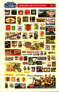 City Classics 501-4 - HO Scale Gasoline and Auto Repair Signs