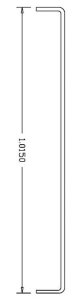 Cal Scale 504 HO - Side Grabs for EMD FT & F Unit Diesels .012inch Wire - pkg(12)