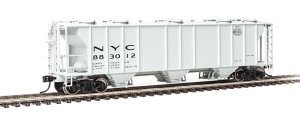 Walthers Mainline 7025 HO RTR - 50ft Pullman Standard PS-2 2893 3 Bay Covered Hopper- New York Ce...