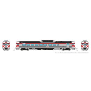 Rapido 516032 - N Budd RDC-2 (Ph 2) (DC/Silent): CP Rail - Action Red: #9108