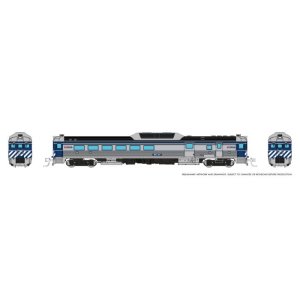 Rapido 516054 - N Budd RDC-3 (Ph 2) (DC/Silent): BC Rail - Blue Scheme: BC-33