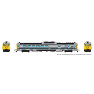 Rapido 516075 - N Budd RDC-3 (Ph 2) (DC/Silent): VIA Rail - Early: #6351