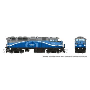 Rapido 519005 - N GMDD F59PH - DC/Silent - AMT / Late / Montreal #1340