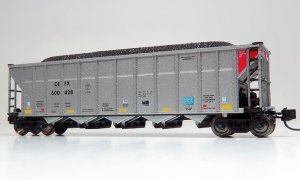Rapido 538007 - N Scale AutoFlood III RD Coal Hopper - CEFX 6pk - FINAL SALE