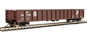 Walthers Mainline 6265 - HO 53ft Railgon Gondola - Conrail #587105