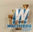 Cal Scale 565 HO - Air Horns (Unpainted Brass Casting) - Leslie S-5TRPO; 3 Forward and 2 Back