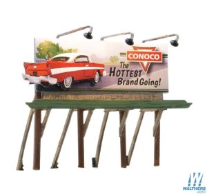 Woodland Scenics 5793 HO Billboard Conoco The Hottest Brand