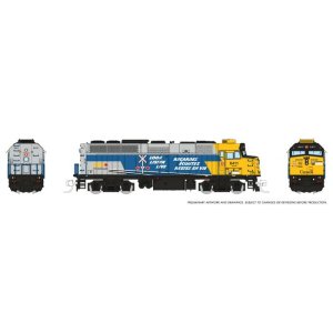Rapido 580516 - N Scale F40PH-2D (DC/DCC/Sound): VIA Rail - Operation Lifesaver: #6411