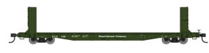 Walthers Mainline HO 5825 60ft Pullman-Standard Bulkhead Flatcar - Ready to Run -- Weyerhauser #1...