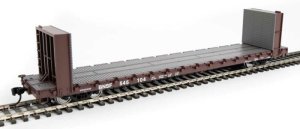Walthers Mainline 5860 - HO RTR 60Ft Pullman-Standard Bulkhead Flatcar (48Ft IL) - BNSF #545104