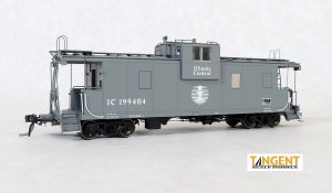 Tangent 60214-01 - HO Illinois Central (IC) Gray Repaint 1988+ IC Centralia Steel Wide-vision Cab...
