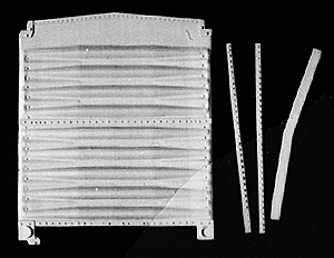 Detail Associates 6235 - HO 40s & 50s AAR Boxcar Dreadnaught Ends - 4/5 Type - pkg(2)