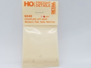 Detail Associates 6240 HO Scale - Coupler Lift Bar - Modern Freight Car - 1Pair