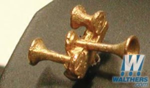 Cal Scale 635 HO - Nathan K3 K3LAR1 3-Chime Air Horn - Lost Wax Brass Casting